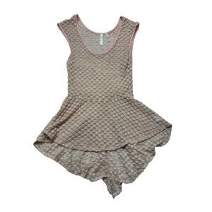 You Are Not Alone Peplum Top SZ SM